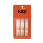 Woodwinds RCA03X Rico by D'Addario Reeds; Bb Clarinet; Box of 3